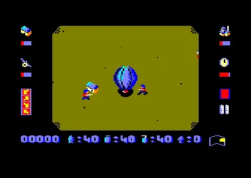 Phileas Fogg's Balloon Battles (UK) (1991) screen shot game playing